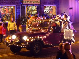 Pictured: A float from a past Stone Harbor Christmas Parade