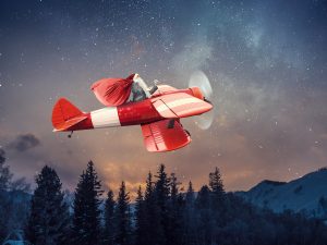 santa airplane